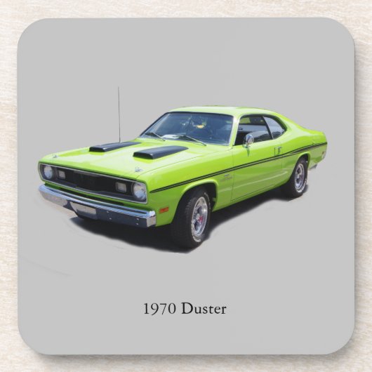 1970 Duster ensemble de 6 dessous de verre (Devant)