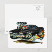 1970 El Camino Black Truck Briefkaart (Voorkant / Achterkant)