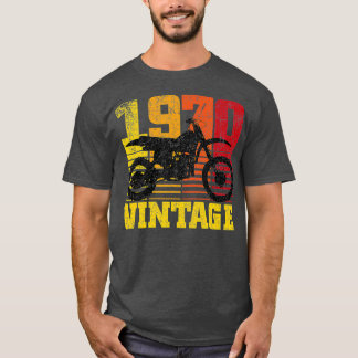  1970 Motocross Dirt Bike 50th Birthday T-shirt