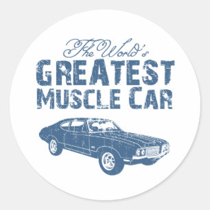 1970 Oldsmobile 442 Ronde Sticker