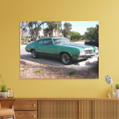 1970 Oldsmobile Cutlass Sport Wrapped Canvas Afdruk (Insitu (Woonkamer))