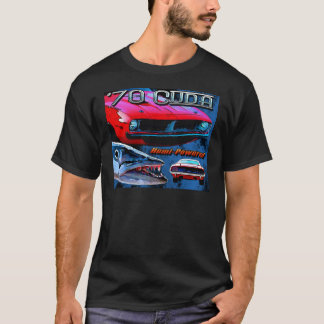 1970 Plymouth Barracuda inspiratie voor de auto T-shirt