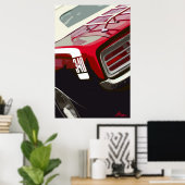 1970 Plymouth Cuda 340 Poster (Thuiskantoor)