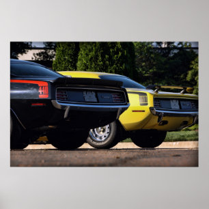 1970 Plymouth 'Cuda 440 & HEMI' Poster