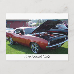 1970 Plymouth Cuda Briefkaart