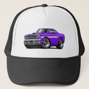 1970 Plymouth GTX Paars-White auto Trucker Pet