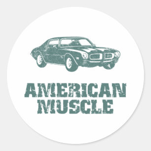 1970 Pontiac Firebird 400 Ram Air Ronde Sticker