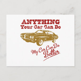 1970 Pontiac GTO 455 "JUDGE" Briefkaart