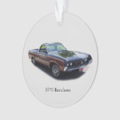 1970 Ranchero-acrylsierplant Ornament (voorkant)