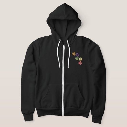 1970 Retro Daisies Hoodie (Laagn)