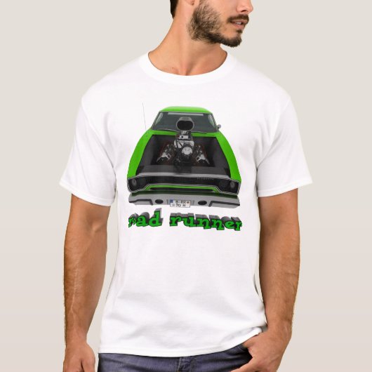 1970 Road Runner Green T-shirt (Voorkant)