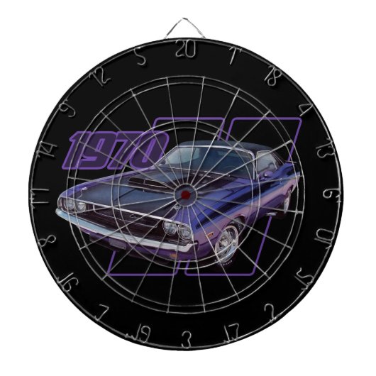 1970 Stripes Dartbord (Voorkant)