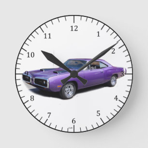 1970 Super Bee-klok Ronde Klok