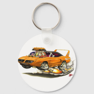 1970 Superbird Oranje Car Sleutelhanger