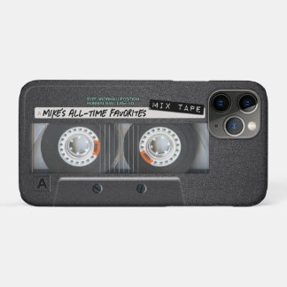  1970's Retro Cassette Mix Tape iPhone 11 Pro Hoesje