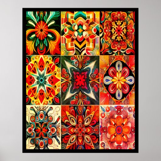 1970s Retro Vibe on an Amazing Wall Poster (Devant)