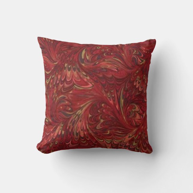 1970's Ruby Pattern Kussen (Voorkant)