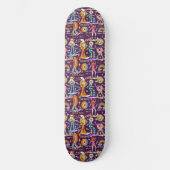 1970s Sticker Disco Skateboard (Voorkant)