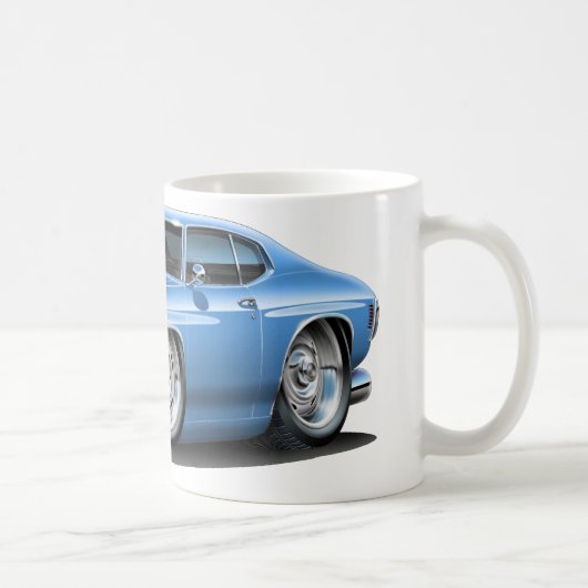 1971-1972 Chevelle Lt Blue Car Koffiemok (Rechts)