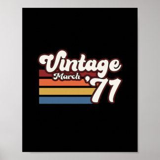  1971 50e verjaardag maart poster