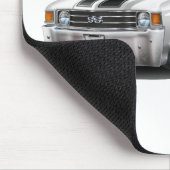 1971-72 Chevelle White-Black Car Muismat (Hoek)