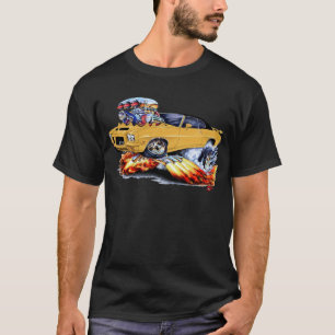 1971-72 GTO Gold-Black-auto T-shirt