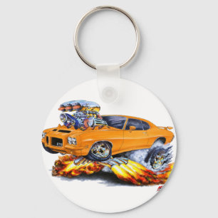 1971-72 GTO Oranje auto Sleutelhanger