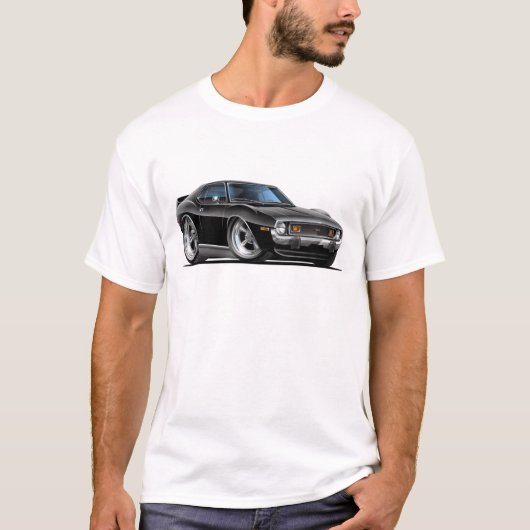 1971-72 Javelin Black Car T-shirt (Voorkant)