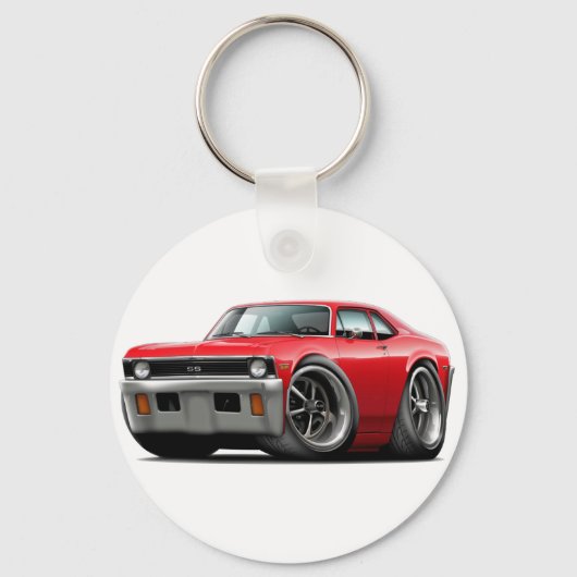 1971-72 Nova Red Car Sleutelhanger (Voorkant)