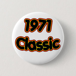 1971 Klassiek Ronde Button 5,7 Cm