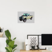 1971 Land Rover Pickup Truck Poster (Thuiskantoor)
