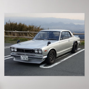 1971 Nissan Skyline 2000GT GT-R Poster