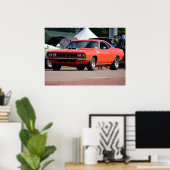 1971 Plymouth Cuda 440 poster (Thuiskantoor)