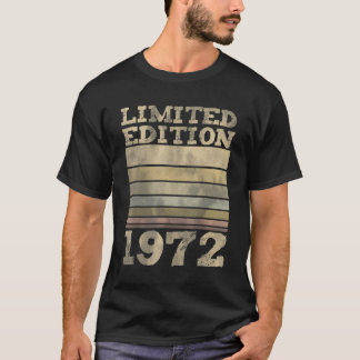 1972 50 jaar geboortedag 50 jaar geboortedag 50-50 t-shirt