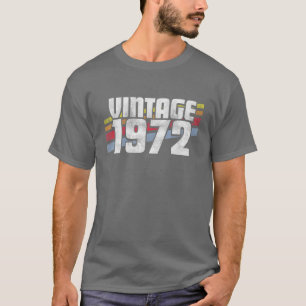  1972 50ste verjaardag Mannen van de geboorte Vrou T-shirt