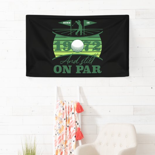 1972 70ste verjaardag Golf Lover Spandoek (Insitu)
