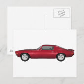 1972 Camaro: Spierauto: Snoep Apple Finish: Briefkaart (Voorkant / Achterkant)