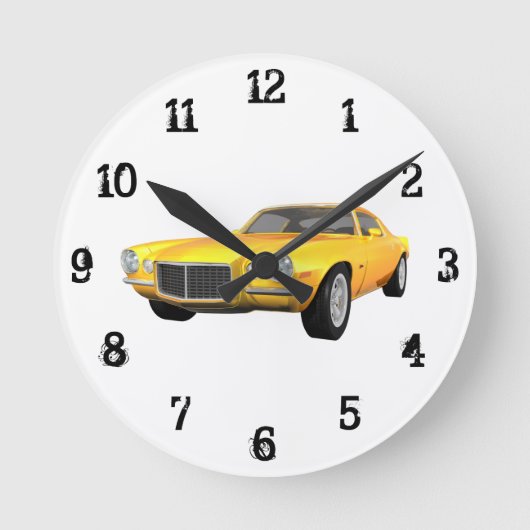 1972 Camaro: Wandklok Ronde Klok (Voorkant)