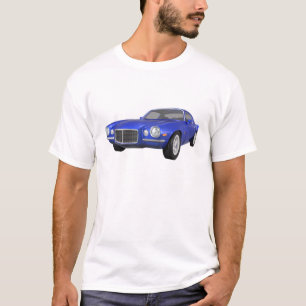 1972 Camaro Z28: Spierauto: Blauwe afwerking: T-shirt