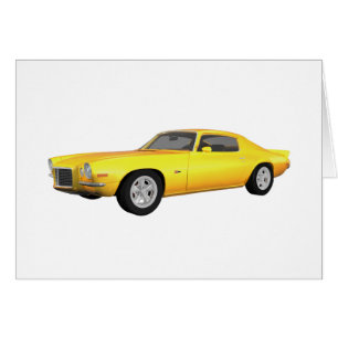 1972 Camaro Z28: Spierauto: Gele afwerking:
