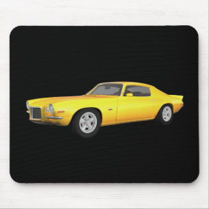 1972 Camaro Z28: Spierauto: Gele afwerking: Muismat