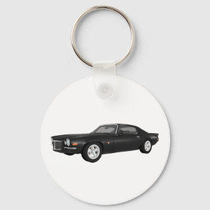 1972 Camaro Z28: Spierauto: Zwarte Fins Sleutelhanger
