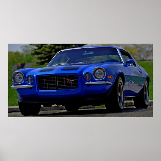1972 Chevrolet Camaro RS Poster (Voorkant)