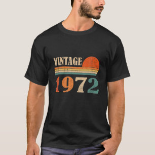  1972 Funny 50 jaar oude Kinder Mannen Vrouwen 50T T-shirt