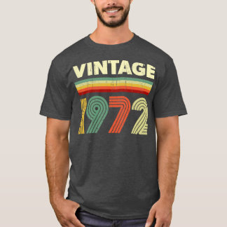 1972 gedenkteken op jaardag 49 jaar oud t-shirt