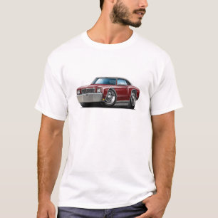 1972 Monte Carlo Maroon-Black Topwagen T-shirt