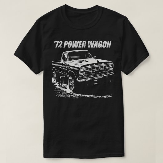 1972 Power Wagon Graphic T-shirt (Design voorkant)