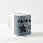 1972  Star Retro Verjaardag Ontwerp Koffiemok (Voorkant links)