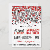 1972 Uitnodiging tot hereniging van de middelbare  (Voorkant)