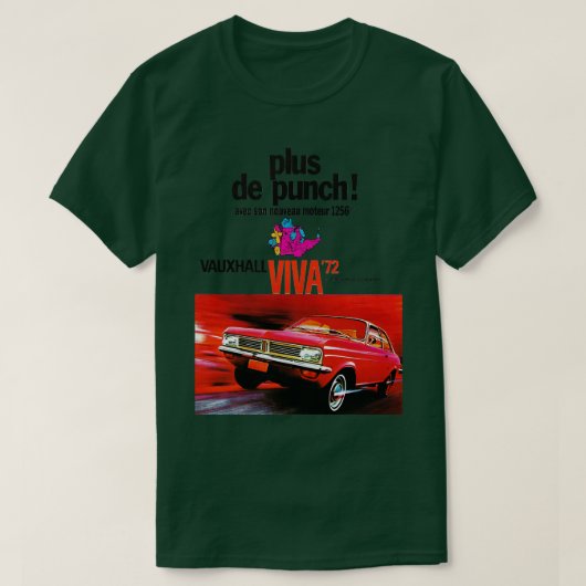 1972 VAUXHALL VIVA Frans ad TShirt 1 (Design voorkant)
